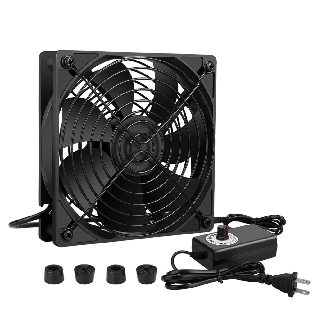 120mm AC Powered Fan with Vriable Speed Controller